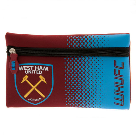 West Ham United FC Neoprene Pencil Case - Pencil Cases & Sets at Gift Moments