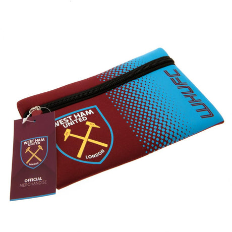 West Ham United FC Neoprene Pencil Case - Pencil Cases & Sets at Gift Moments