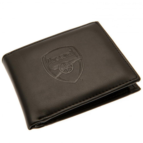 Arsenal FC Debossed Wallet - Black PU - Wallets at Gift Moments