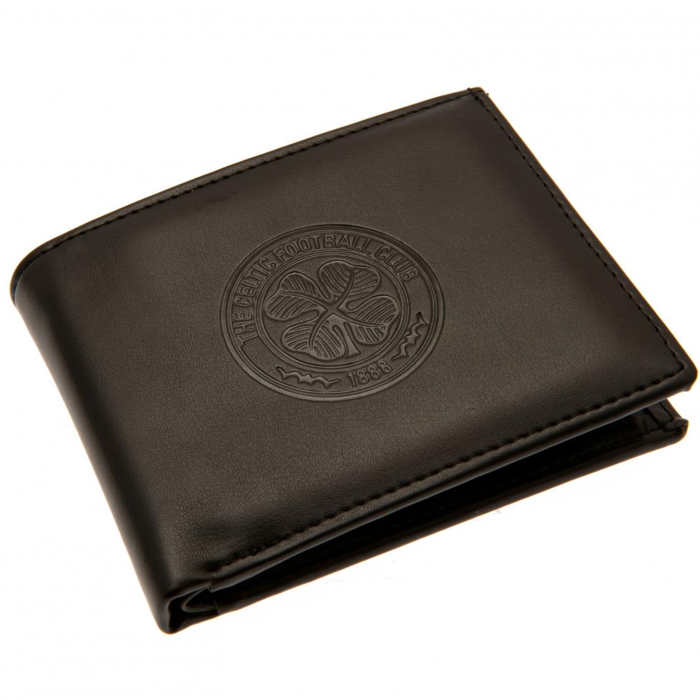 Celtic FC Debossed Black PU Wallet: 2 - Wallets By Celtic