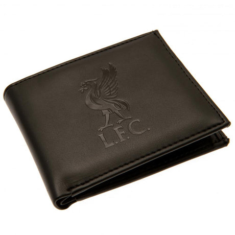 Liverpool FC Debossed Wallet - Black PU - Wallets at Gift Moments