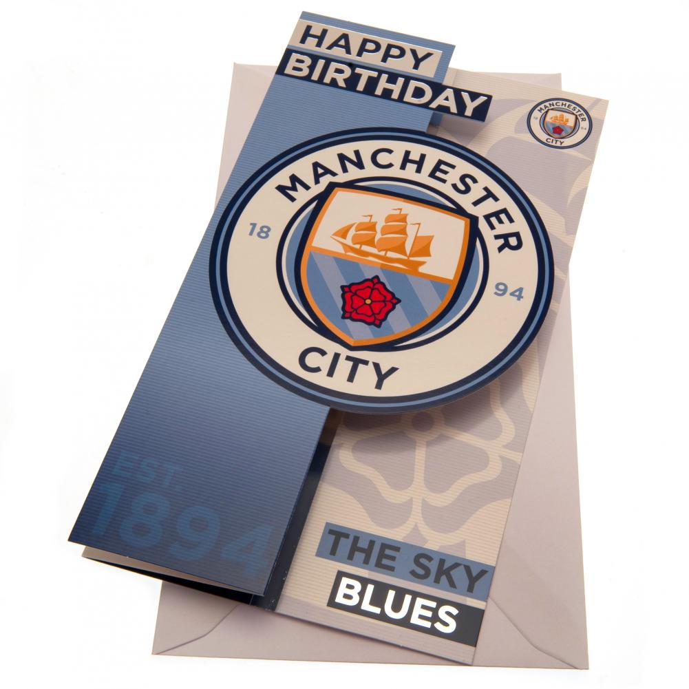 Manchester City FC Birthday Card - Celebrate in Style - Greeting Cards at Gift Moments