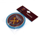 West Ham United FC 2pk Coaster Set - Coasters at Gift Moments