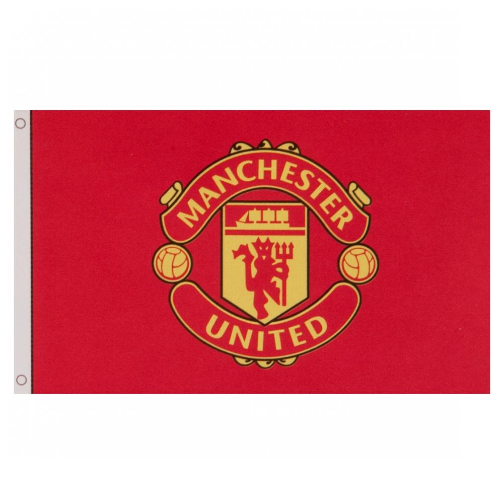 Manchester United FC Flag CC - Large Supporters Flag - Flags & Banners at Gift Moments