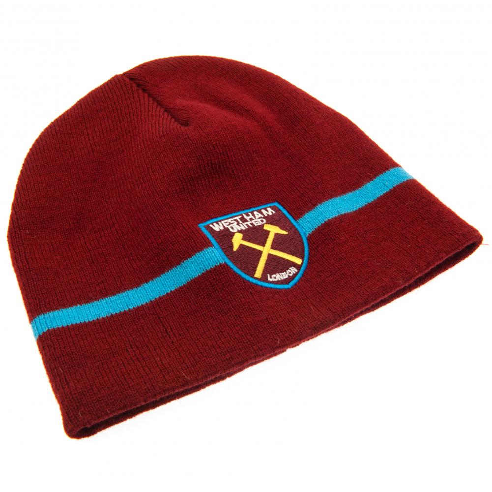 West Ham United FC Beanie Hat - Caps & Hats at Gift Moments