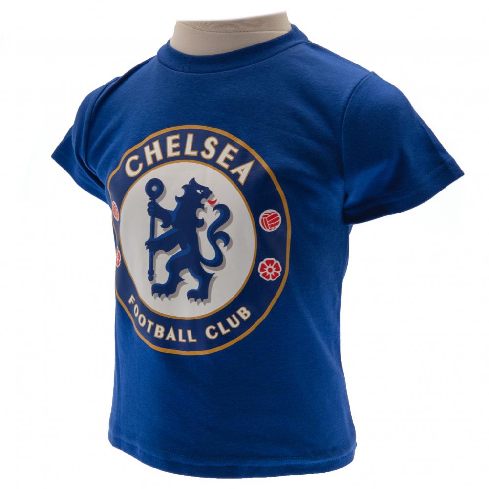 Chelsea FC T Shirt & Short Set for 12-18 Months - Baby Clothing at Gift Moments