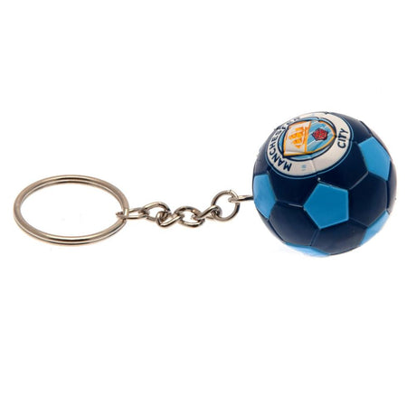 Manchester City FC Football Keyring - Colourful & Detailed Accessory - Keyrings at Gift Moments