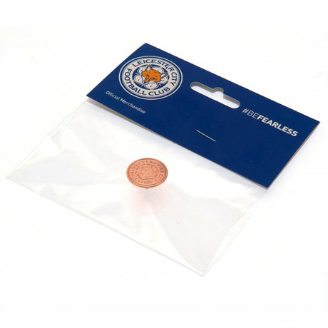 Leicester City FC Rose Gold Plated Pin Badge - Accessories at Gift Moments