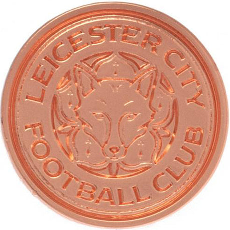 Leicester City FC Rose Gold Plated Pin Badge - Accessories at Gift Moments