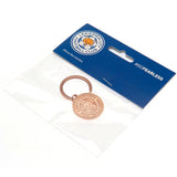 Leicester City FC Rose Gold Crest Keyring - Keyrings at Gift Moments