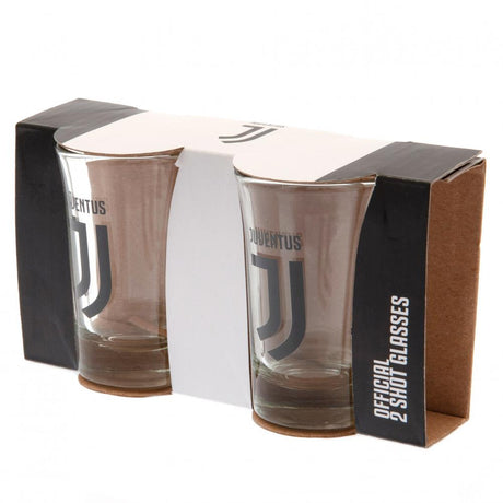 Juventus FC Shot Glass Set - 2 Pack - Glassware at Gift Moments