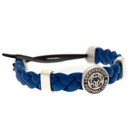 Leicester City FC PU Slider Bracelet - Jewellery at Gift Moments