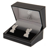 Liverpool FC Silver Plated Crest Cufflinks: 1 - Cufflinks & Tie Slides By Liverpool