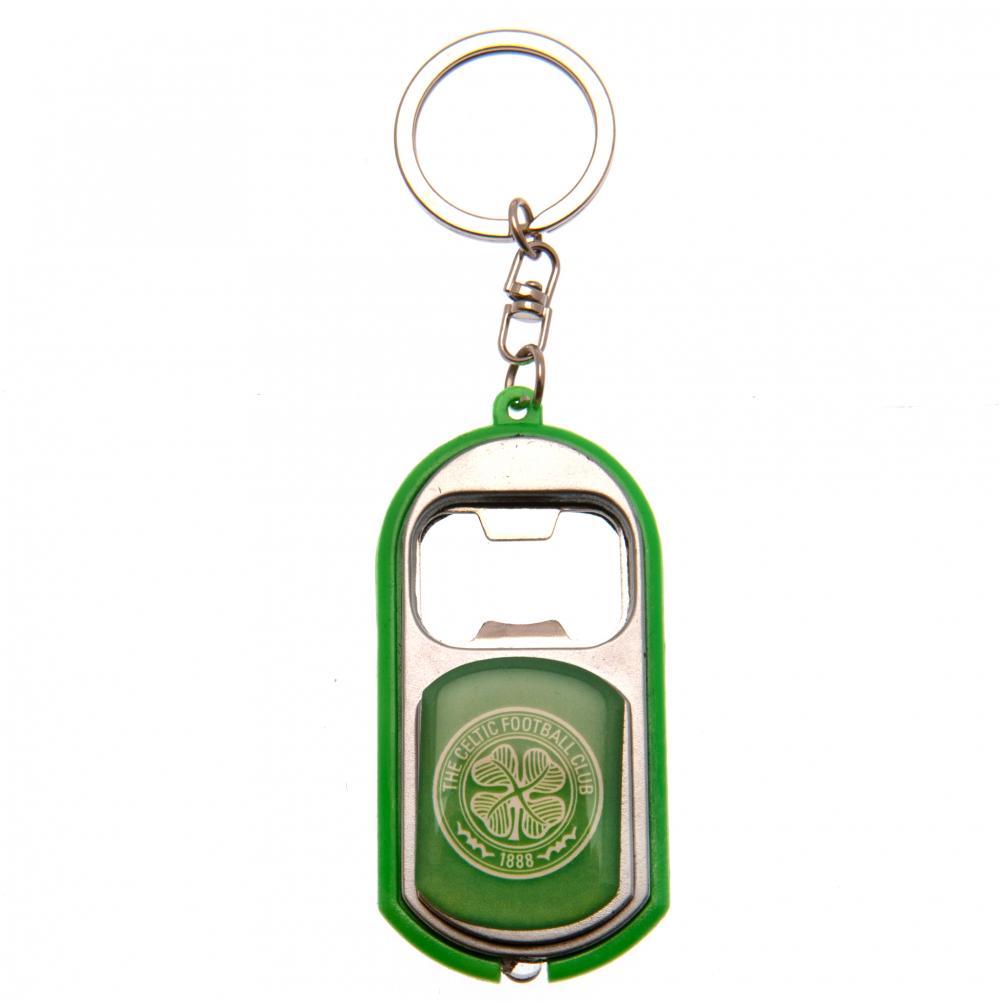 Celtic FC Keyring Torch & Bottle Opener: 2 - Keyrings By Celtic