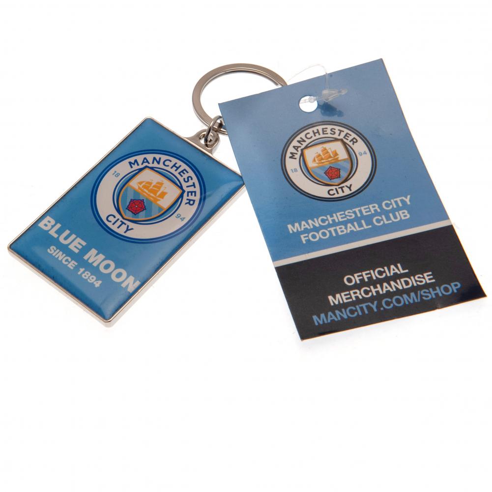 Manchester City FC Deluxe Keyring - Keyrings at Gift Moments