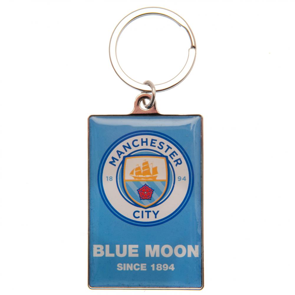 Manchester City FC Deluxe Keyring - Keyrings at Gift Moments