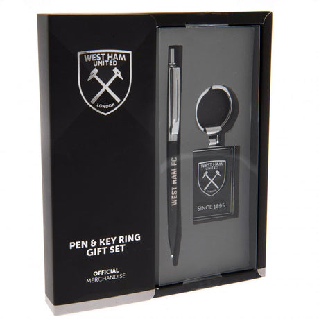 West Ham United FC Pen & Keyring Set - Keyrings at Gift Moments