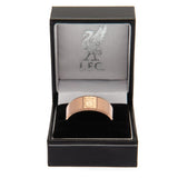 Liverpool FC Rose Gold Plated Ring Medium - Jewellery at Gift Moments