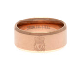 Liverpool FC Rose Gold Plated Ring Medium - Jewellery at Gift Moments