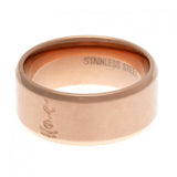 Tottenham Hotspur FC Rose Gold Plated Ring - Medium - Jewellery at Gift Moments