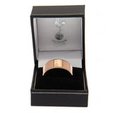 Tottenham Hotspur FC Rose Gold Plated Ring - Medium - Jewellery at Gift Moments