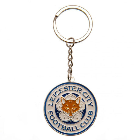 Leicester City FC Metal Crest Keyring - Keyrings at Gift Moments