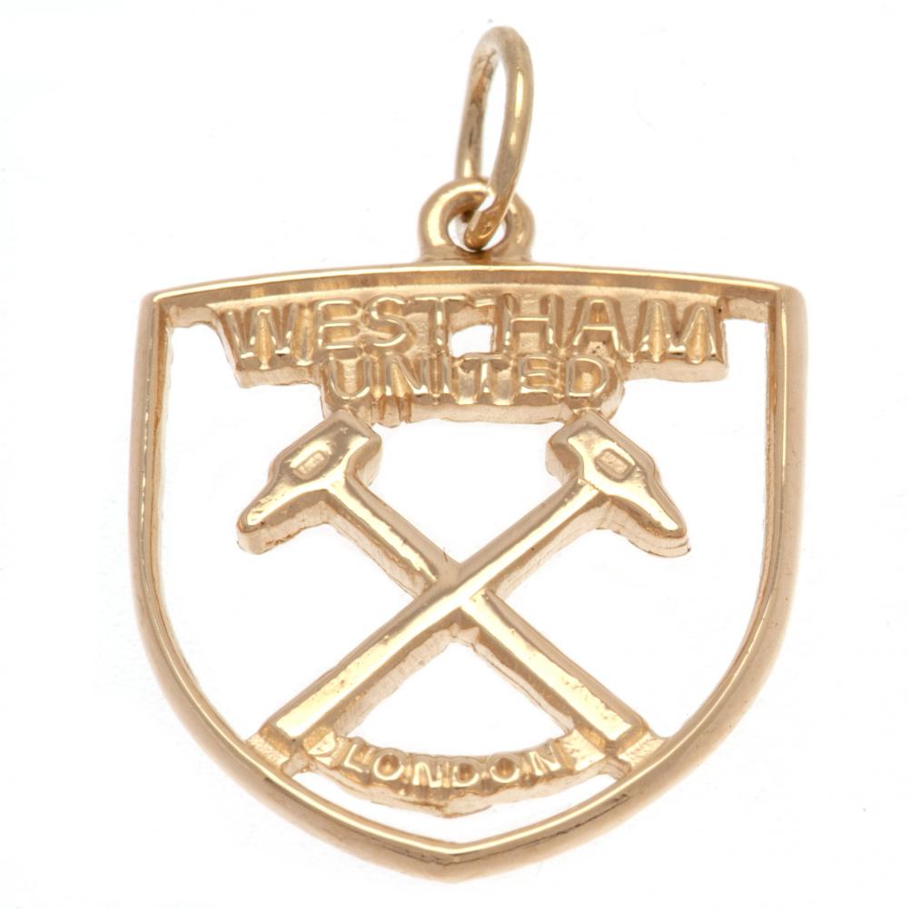 West Ham United FC 9ct Gold Pendant Crest - Jewellery at Gift Moments