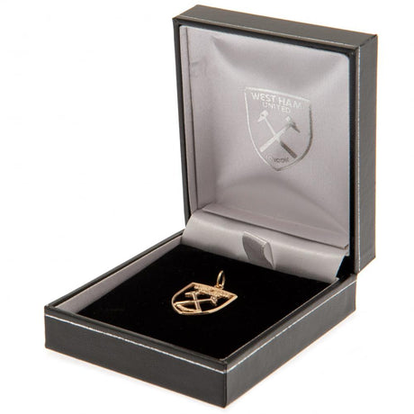 West Ham United FC 9ct Gold Pendant Crest - Jewellery at Gift Moments