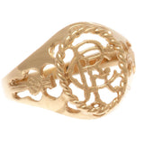 Rangers FC 9ct Gold Crest Ring - Small Size - Jewellery at Gift Moments