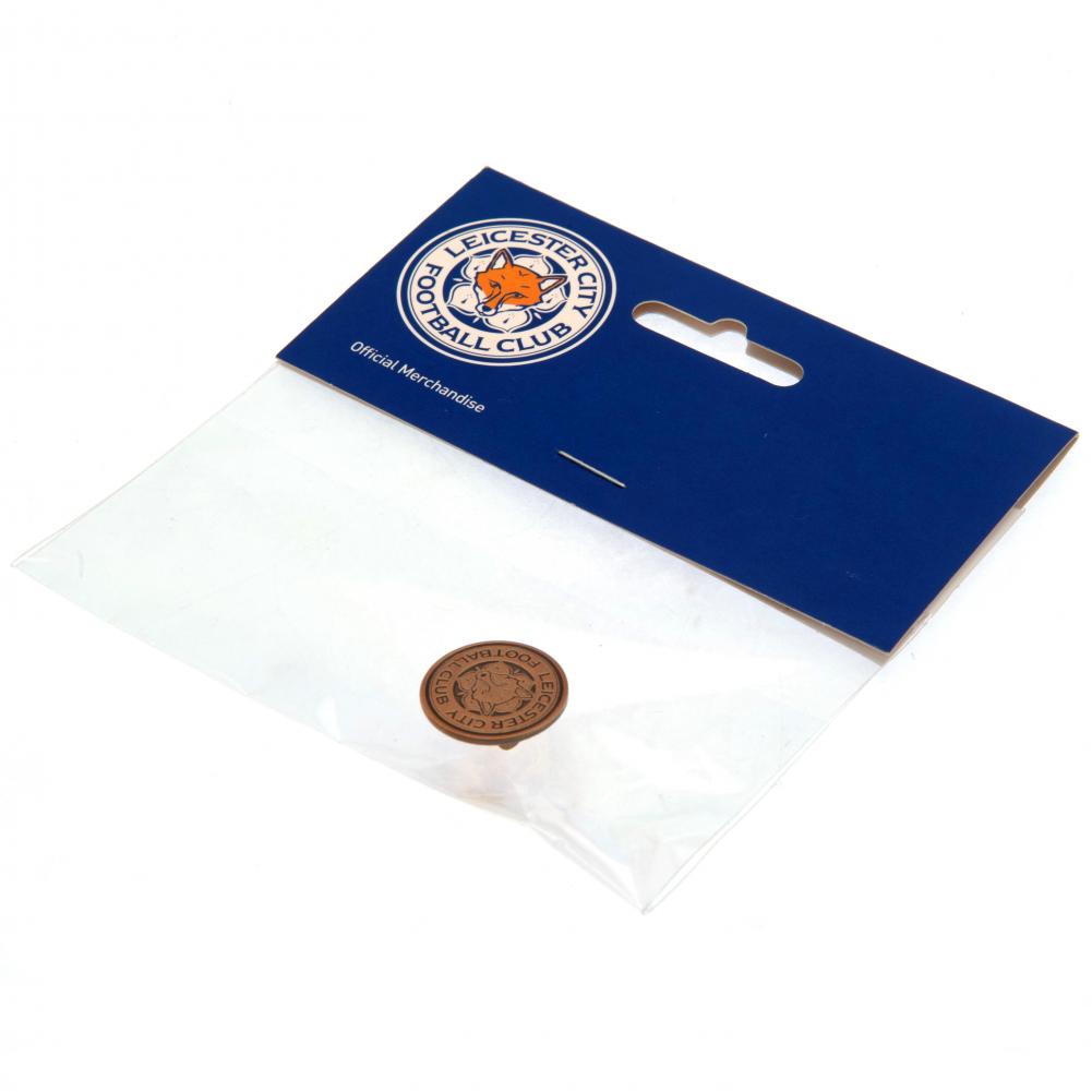 Leicester City FC Badge AG Metal Crest Pin Badge - Accessories at Gift Moments