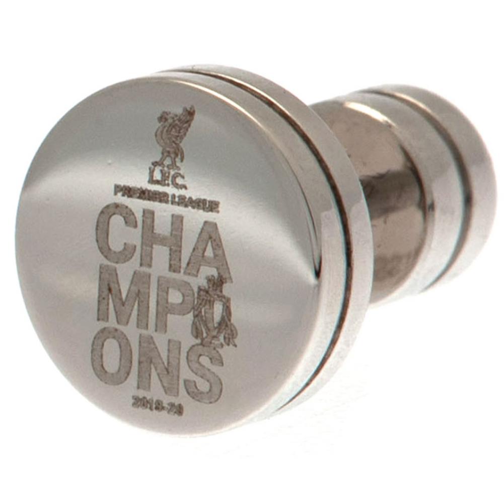 Liverpool FC Premier League Champions Stainless Steel Stud Earring - Jewellery at Gift Moments