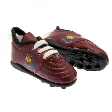 West Ham United FC Mini Football Boots - Car Accessories at Gift Moments