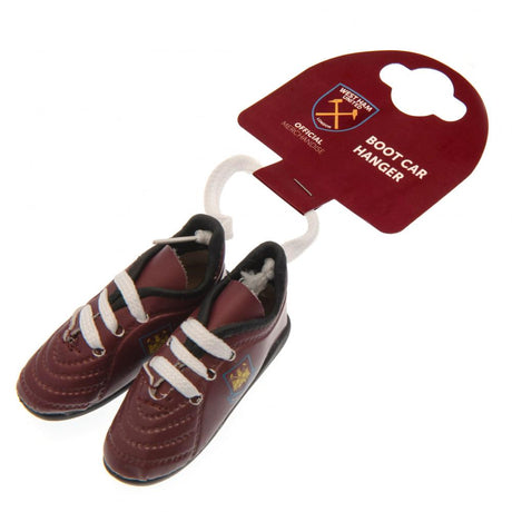 West Ham United FC Mini Football Boots - Car Accessories at Gift Moments