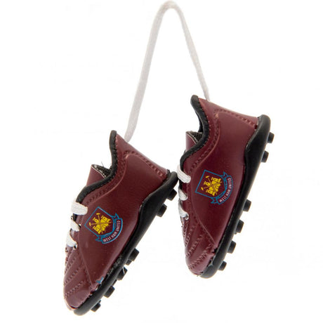 West Ham United FC Mini Football Boots - Car Accessories at Gift Moments