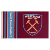 West Ham United FC Large Supporters Flag - Flags & Banners at Gift Moments