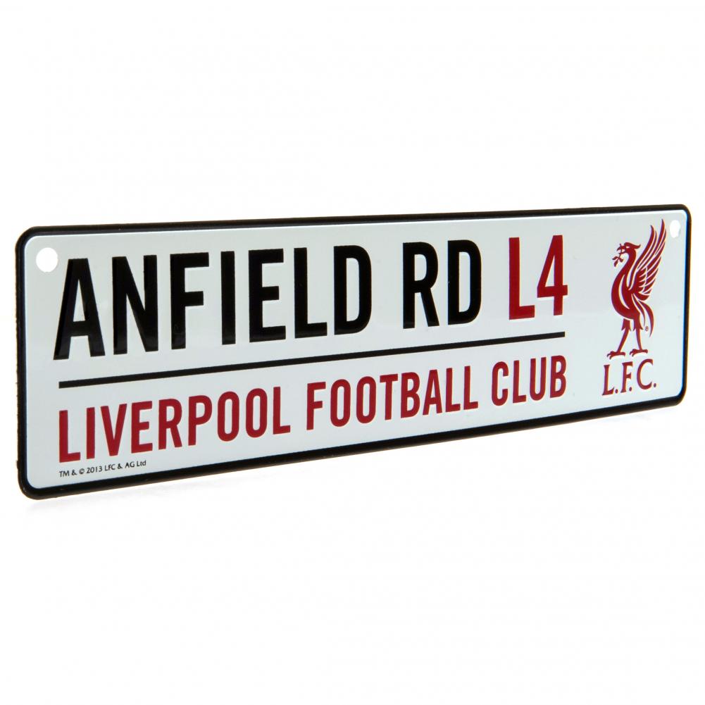 Liverpool FC Anfield Road Window Sign - Signs & Plaques at Gift Moments