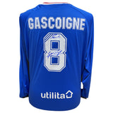 Rangers FC Gascoigne Signed Shirt - Signed Memorabilia at Gift Moments