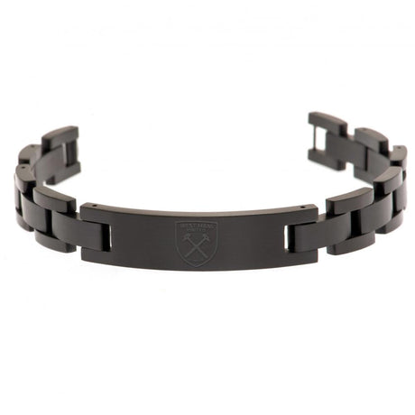 West Ham United FC Black IP Bracelet - Jewellery at Gift Moments