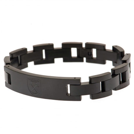 West Ham United FC Black IP Bracelet - Jewellery at Gift Moments