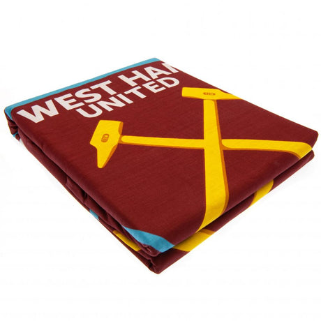 West Ham United FC Single Duvet Set - Bedroom at Gift Moments