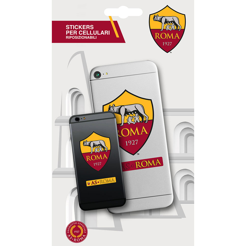 AS Roma Phone Sticker - Vibrant Universal Tech Accessory - Stickers at Gift Moments