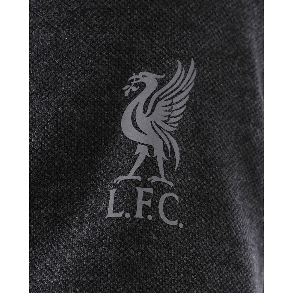 Liverpool FC Neon Panel Polo - Mens Charcoal Large - T-Shirts at Gift Moments