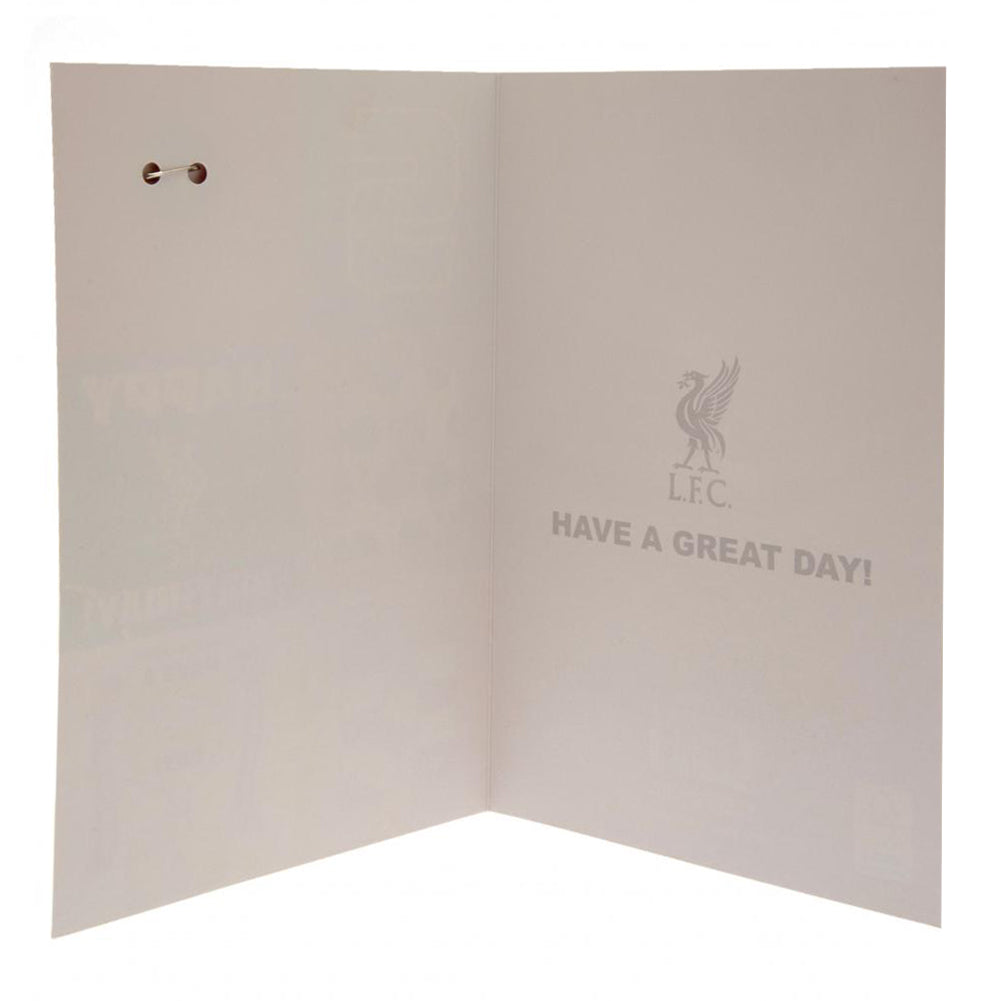 Liverpool FC Birthday Card for Son - Greeting Cards at Gift Moments