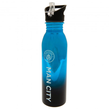 Manchester City FC UV Metallic Drinks Bottle - Water Bottles at Gift Moments