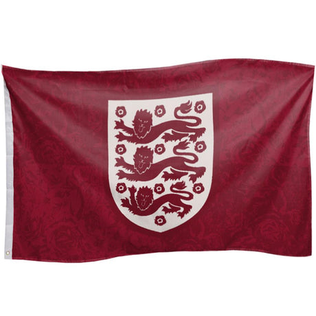 Official England FA Flag - Floral Crest Design - Flags & Banners at Gift Moments