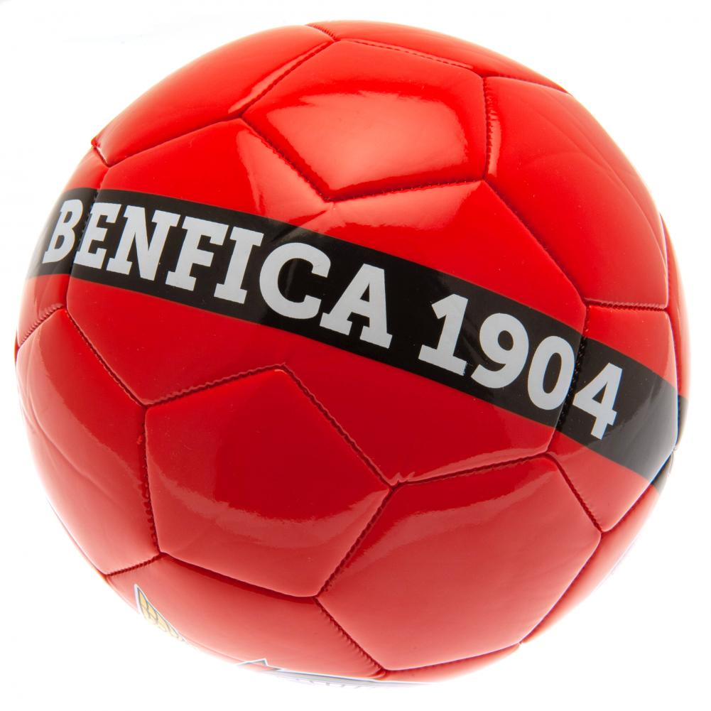 SL Benfica Red PVC Size 5 Football: 2 - Balls By SL Benfica