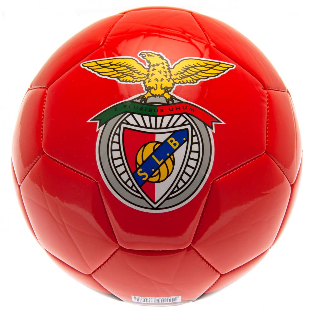 SL Benfica Red PVC Size 5 Football: 1 - Balls By SL Benfica