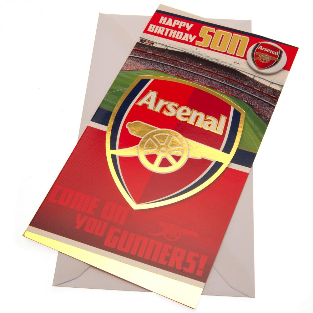 Arsenal FC Birthday Card - Son - Greeting Cards at Gift Moments