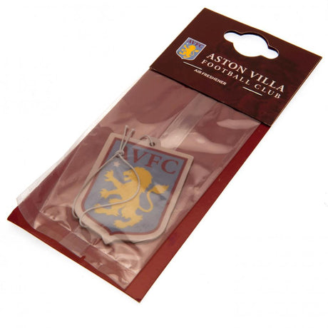 Aston Villa FC Air Freshener - Classic Crest Edition - Car Accessories at Gift Moments