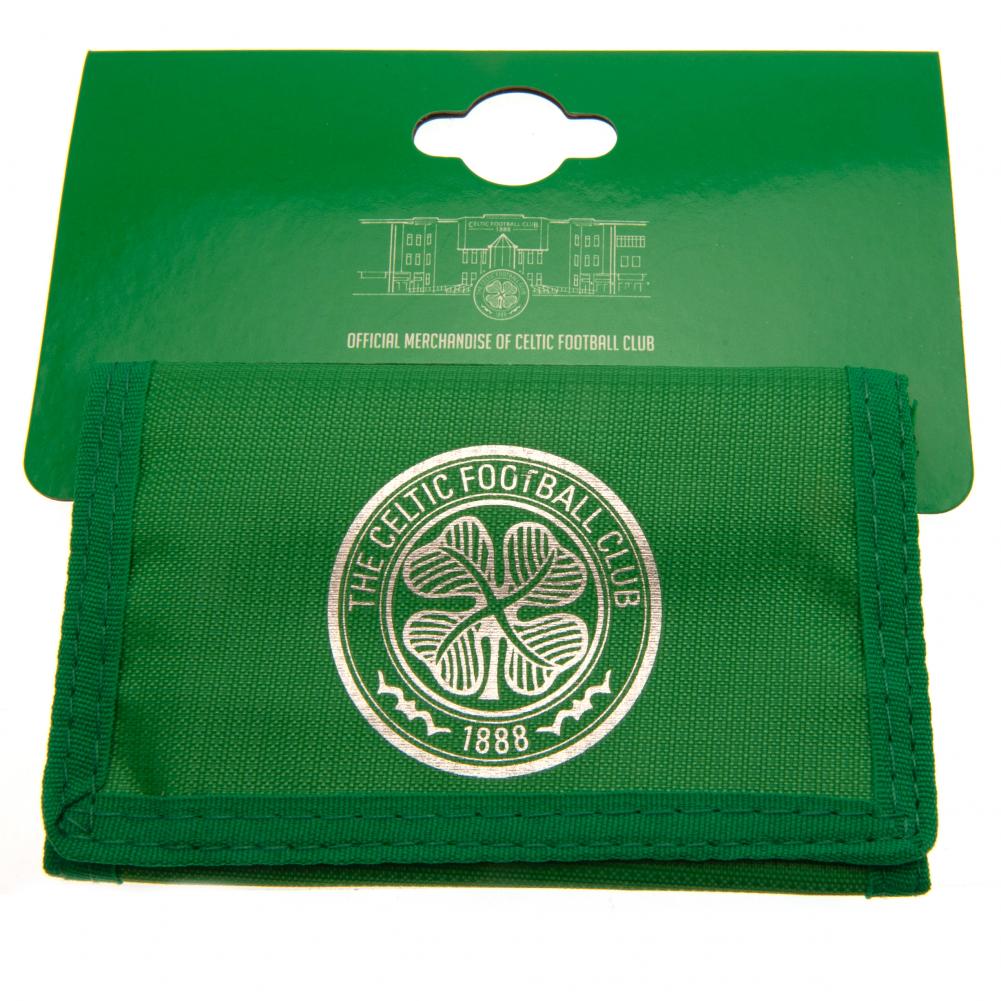 Celtic FC Nylon Wallet CR in React Green - Wallets at Gift Moments